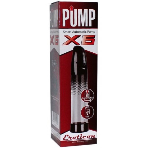 Вакуумная помпа Eroticon PUMP X6 с эффектом памяти