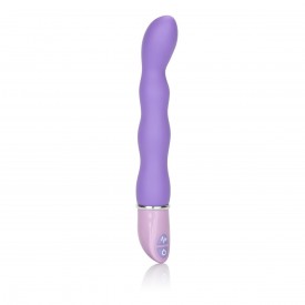 Силиконовый фиолетовый вибратор Lia Magic Wand - 21 см.