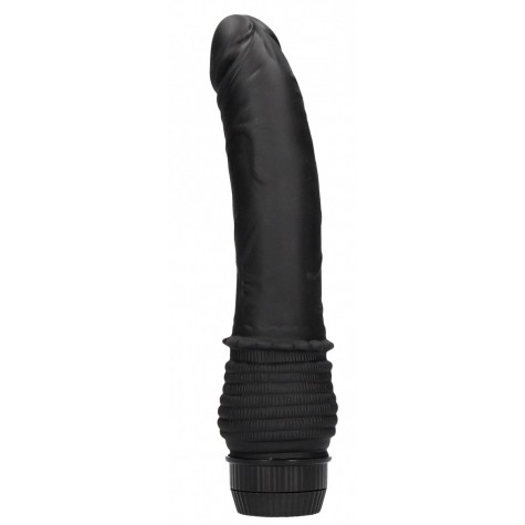 Черный вибромассажер Multispeed G-Spot Vibrator - 19 см.